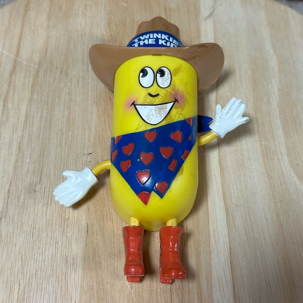 Vintage Twinkie the Kid Toy Figure – Hostess Twinkies Mascot Cowboy  Collectible